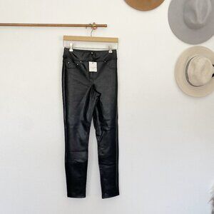 LAUNDRY by Shelli Segal Leather Pants NWT XS